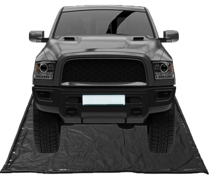 Waterproof PVC Coated Tarpaulins Containment Floor Mat for Car Wash