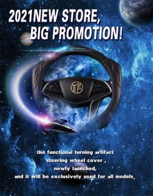 New Genuine Leather Car Steering Wheel Cover