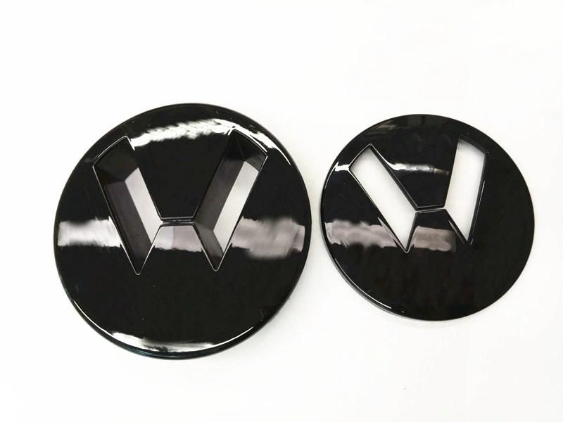 Car Logo Gloss Black Custom Emblem Front Rear Grille Badge