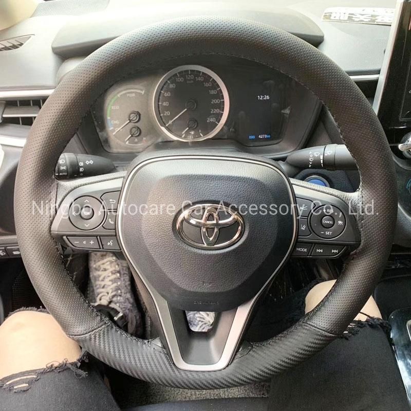DIY Leather Sewing Steering Wheel Cover High Quality DIY Leather Sewing Steering Wheel Cover