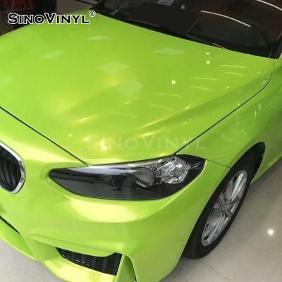 SINOVINYL Premium+ Quick Delivery Stretchable Super Gloss Car Wrap Wrapping Paper For Car