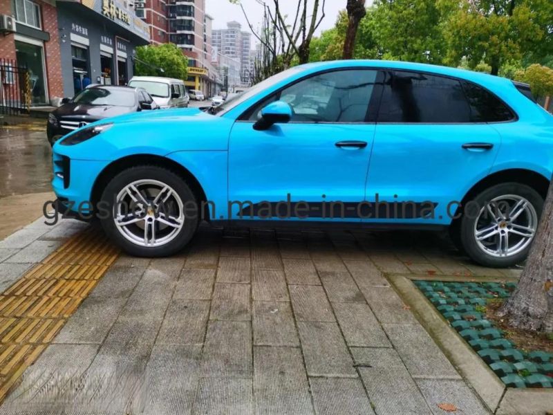 Ultra Glossy Miami Blue PVC Decorative Film for Car