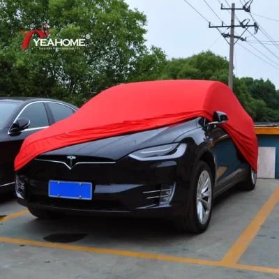 Custom-Made Ultra Soft Stretch Indoor Car Cover Dust-Proof Breathable Cover
