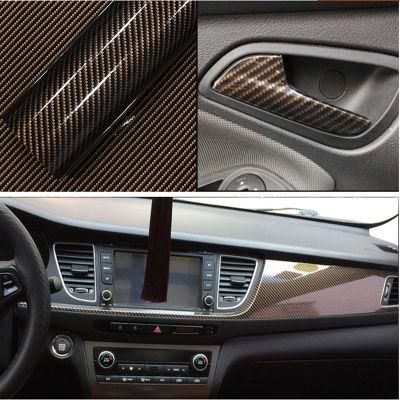 Air Bubble Channel Car Exterior Accessories 2D Carbon Fiber Vinyl