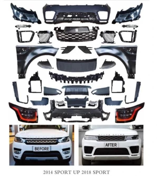 PP Material Autobiography Exterior Upgrade Conversion Body Kit for Range Rover Sport Lumma 2014-2017 Upgrade Bodykit