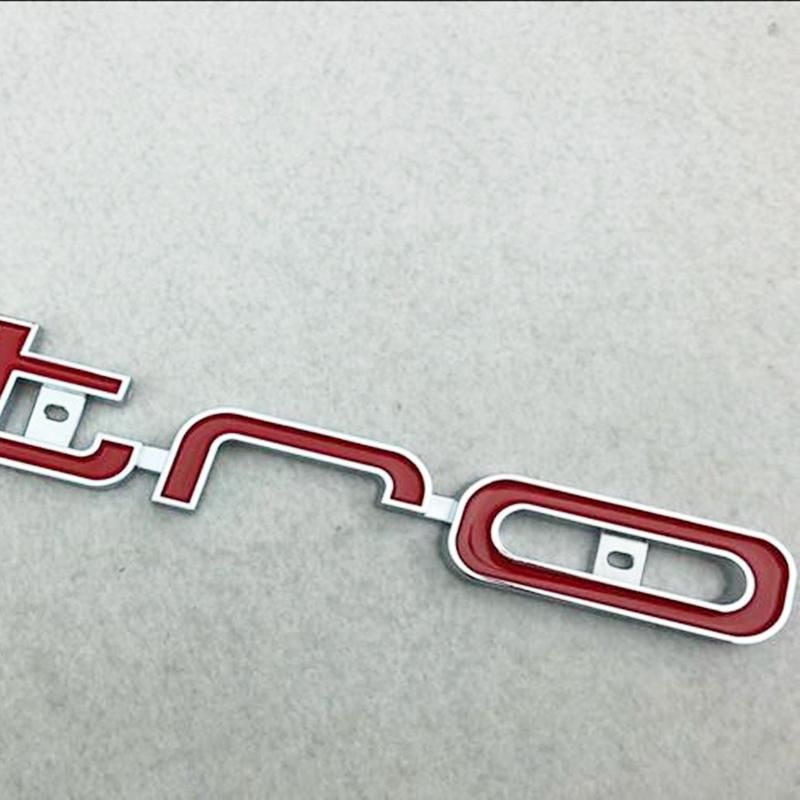 3D Chrome Plated Car Logo Letter Emblem Sticker for quattro