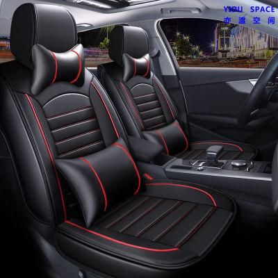 Car Accessories Car Decoration &#160; Car Seat Cover Universal Black Pure Leather Auto Car Seat Cushion