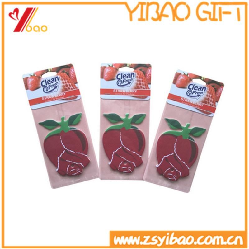 Custom Car Paper Air Freshener with Head Card Custom Paper Car Air Fresheners with Polybag Packing