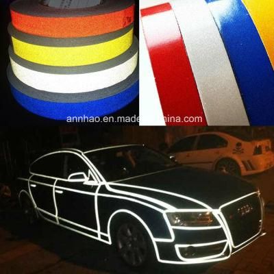 High Intensity Diamond Grade 3m Car Body Reflective Tape Sticker Sheet 1cm 1.5cm 2cm*45.7m