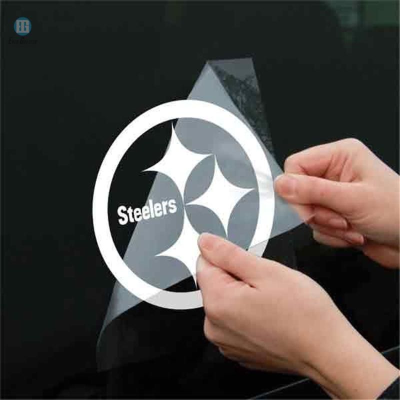 White Customized Die Cut Vinyl Stickers for Car Window