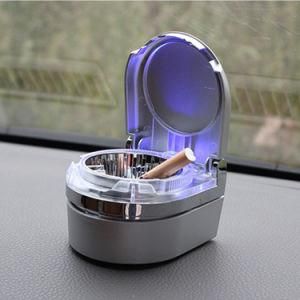 Car Ashtray with LED Lights Car Cigarette Ashtray