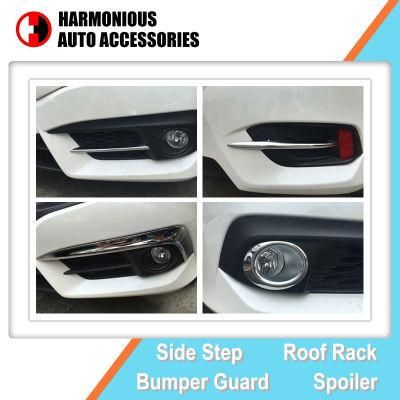 Fog Lamp and Rear Bumper Light Garnish for Honda Civic 2016 2018