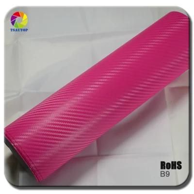 Tsautop 1.52*30m/20m Air Bubble Free New Style 3D Car Sticker Car Vinyl Wrap