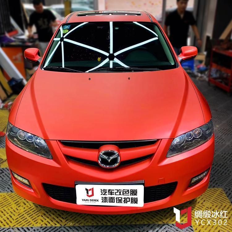 Air Bubble Free Matte Metallic Color Change Film Good Quality Decoration Film Wetherability Matt Chrome Car Wrapping Vinyl