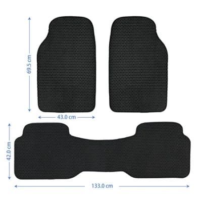 Hot Sale 3PCS Full Sets Auto EVA Car Floor Mats