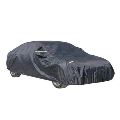 Waterproof Snow Protection Car Cover Black Oxofrd&Ppcotton Material All Season Protection Full Car Covers