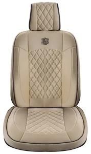 Car Seat Cover 3D Universal Shape with Viscose Fabric Beige