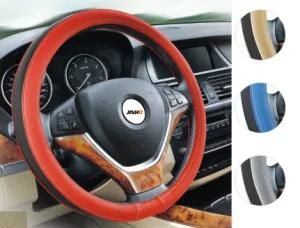 Luxury Fine Leather Car Steering Wheel Decorative Cover