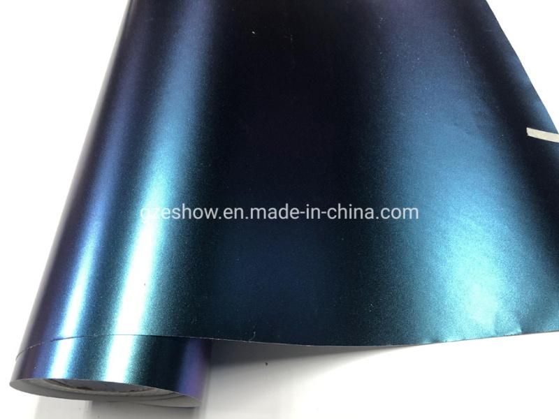 Car Blue to Purple Pearl Chameleon Vinyl Wrap Film