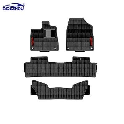 Full Set Anti-Skid PVC / Latex Car Floor Mats for Acura Mdx 7seats 2019