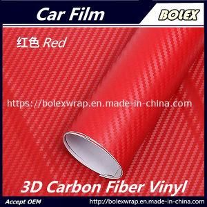 High Quality 3D Carbon Fiber Foil for Car Wrapping