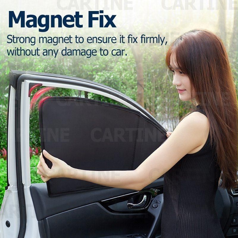 Magnetic Mesh Car Sunshade, Clip Sunshade, UV Protect Sunshade, Car Curtain