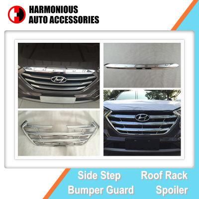 Front Grille and Bonnet Molding for Hyundai Tucson 2015