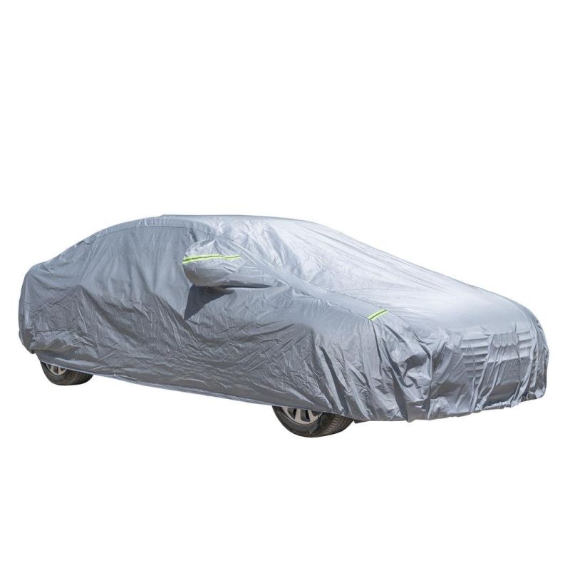 Waterproof Sun Rain UV Anti All Weather Protection for Automobiles, 3 Layer Heavy Duty Outdoor Car Cover