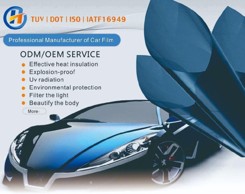 Car Tint Auto Glass Tinting 100% UV Proof Nano Ceramic Film 152cm X 30m