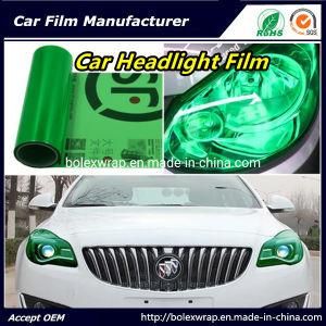 Self-Adhesive Deep Blue Color Car Headlight Film Car Tint Vinyl Films 30cmx9m