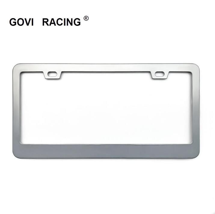 Stainless Steel Vehicle License Plate Frame Parts
