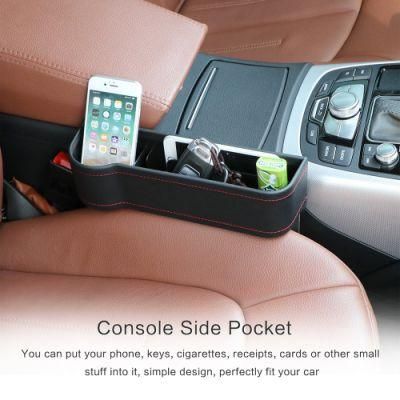 Auto Seat Gap Organizer Storage Box Car Console Side Pocket