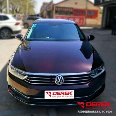 Anolly Glossy Metallic Car Color Change Film Car Body Decoration Self Adhesive Vinyl Wrap Car Film Glossy Vinyl Film Body Car Wrap Film