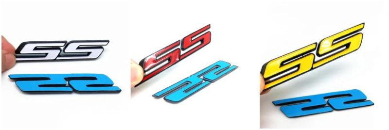 Ss Car Emblem for Chevrolet Silverado Chevy Camaro Emblem Fender Badge Decal Sticker Logo Car Accessories Car Parts Gmc Sierra Decoration Emblem