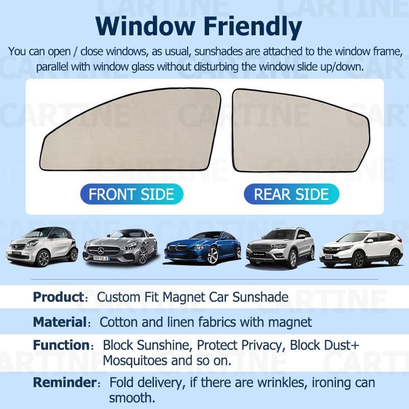 Car Window Sunshade Covers Curtain with UV Protection Auto Rear Front Side Window Car Sticker Sun Shade for Kid Baby Accessory