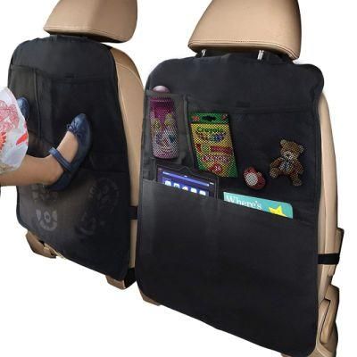 Car Backseat Organizer Kick Mats&#160; Car Accessories Organizer with Large Storage Pockets for Tablets - Perfect Travel Accessories for Kids