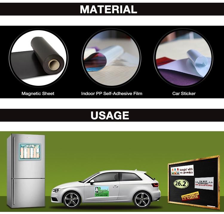 Customed Vinyl Magnet Sticker for Advertising (TJ-XZ-1)