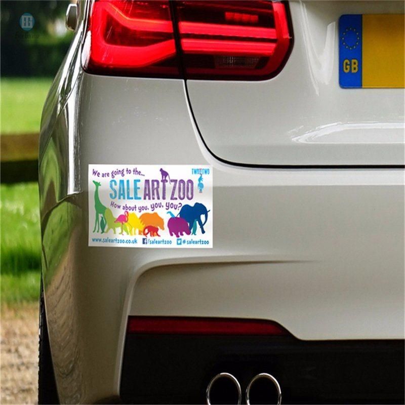 Blue Classic Styles Logo printing Car Body Sticker