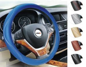 Unique Carbon Fiber Fine Leather Soft Flexible Car Steering Cover