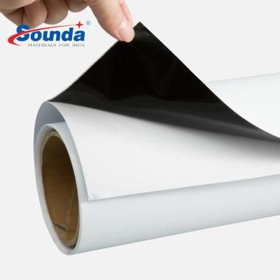 140g White Black Grey Back Printable PVC Self Adhesive Vinyl Sticker