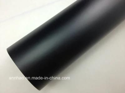 Premium 1.52X18m Self Adhesive Matte Black Sticker Vinyl for Car Wraps