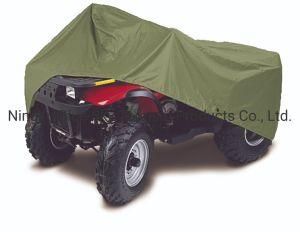 150 Denier Waterproof ATV Cover, Large Heavy Duty Olive Protects 4 Wheeler From Snow Rain or Sun