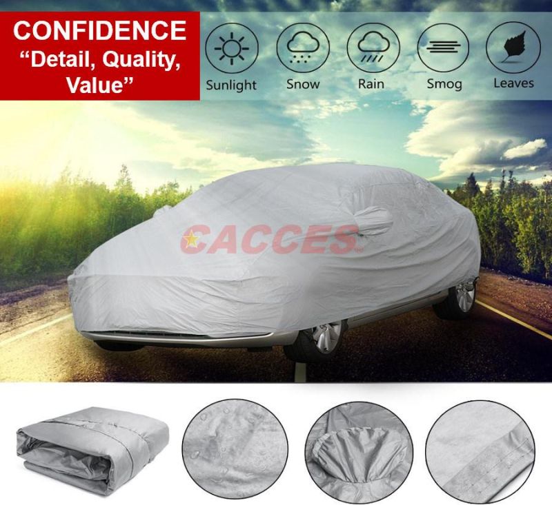 6 Layers PEVA Car Cover Waterproof All Weather Cacces Factory Wholesale for Sedan,SUV,MPV, Motorcycle Covers Xs/S/M/L/XL/XXL Anti-UV,Scratch,Rain Snow Dust Sun