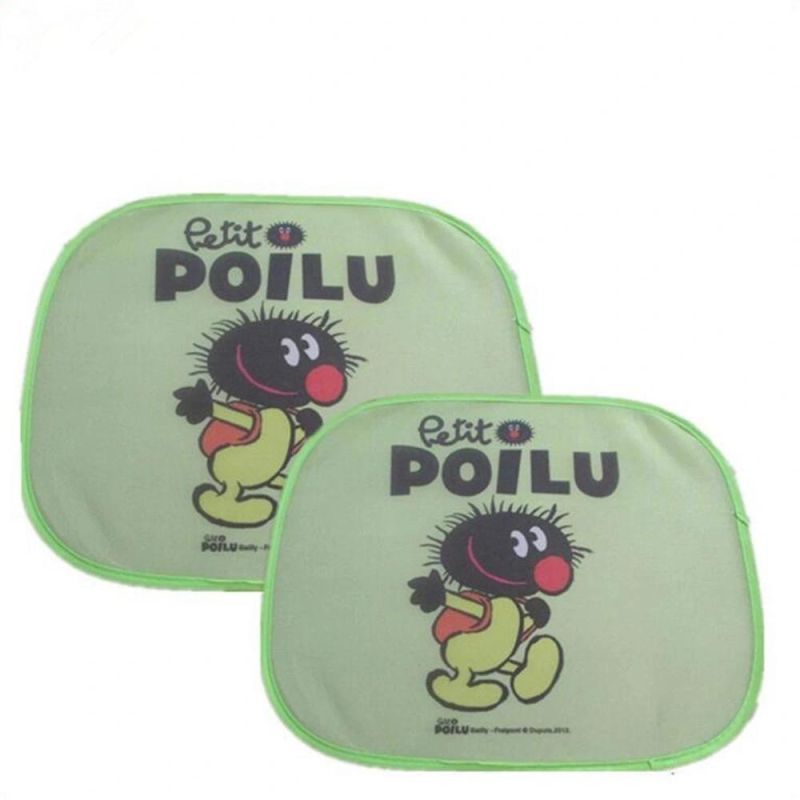 Portable Folding Polyester Taffeta Cartoon Car Side Windows Sunshade