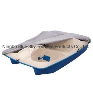 Boat Cover Heavy-Duty Waterproof UV Resistanct Marine Gade Polyester Fit 3 and 5 Person Pedal Boat Cover