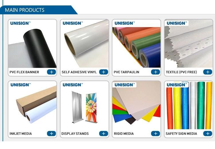 3-5 Years Anti-Shrink Polymeric Vinyl Sticker Media with Bubble Free