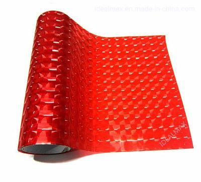 Red 3D Headlight Car Lamp Tint Film Car Decorative Film