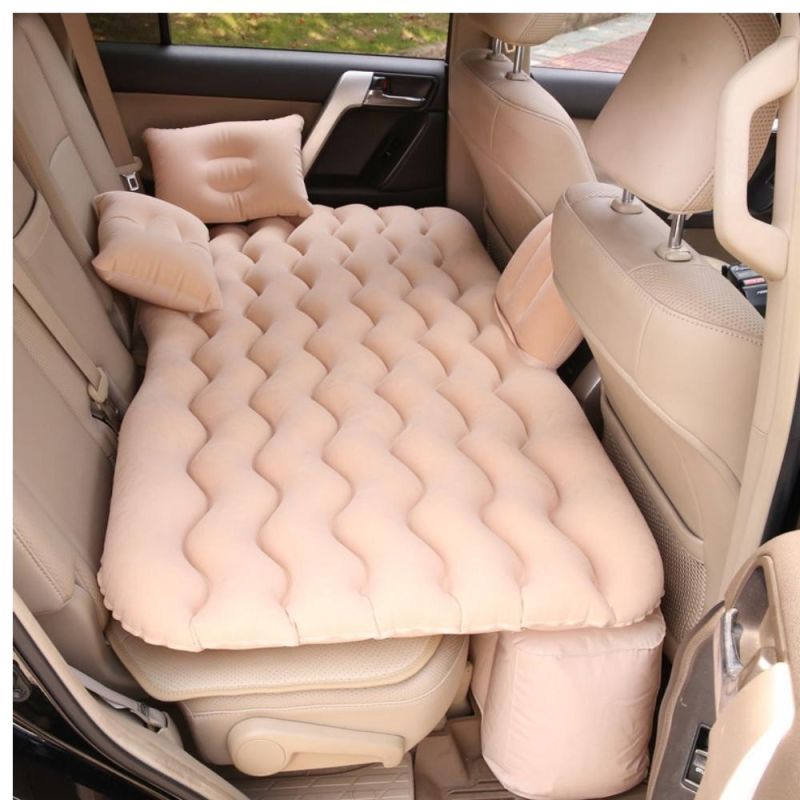 Car Travel Inflatable Bed Car Supplies Sleeping Mattress Car SUV Rear Row Rear Seat Cushion Sleeping Pad Air Bed Travel Bed Wyz20375