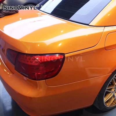 SINOVINYL Super Gloss Candy White Air Bubble Free Glossy Candy Film Car Vinyl Wrapping Roll