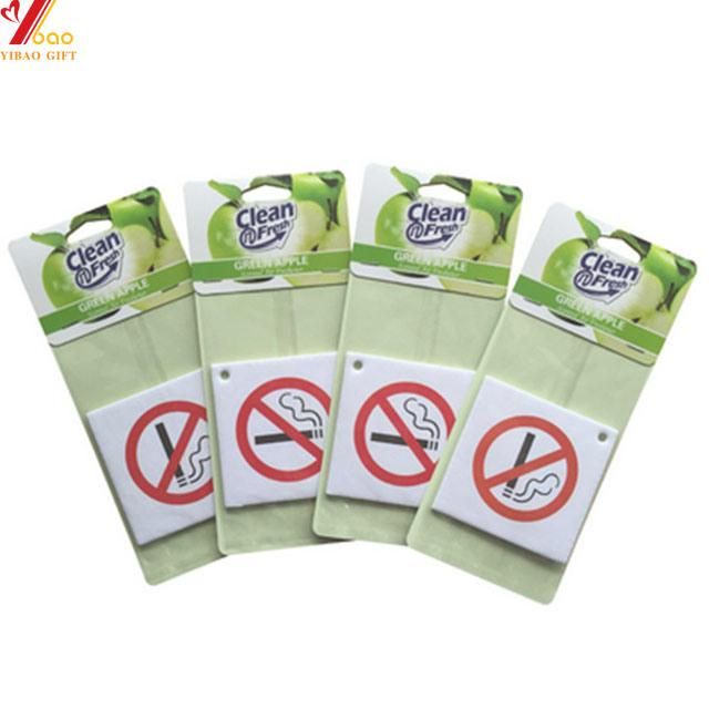 Promotion Car Air Freshener with Paper Card Packing Lemon Scent Paper Card Air Freshener Japan Most Popular Products